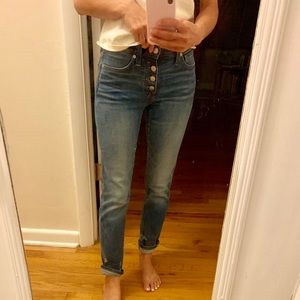 Madewell slim straight jeans never worn size 24